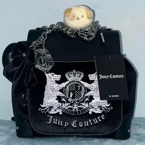 NWT Goth Barbie Black Chain Backpack Hollyhock Twig Italy release (Rarest color)